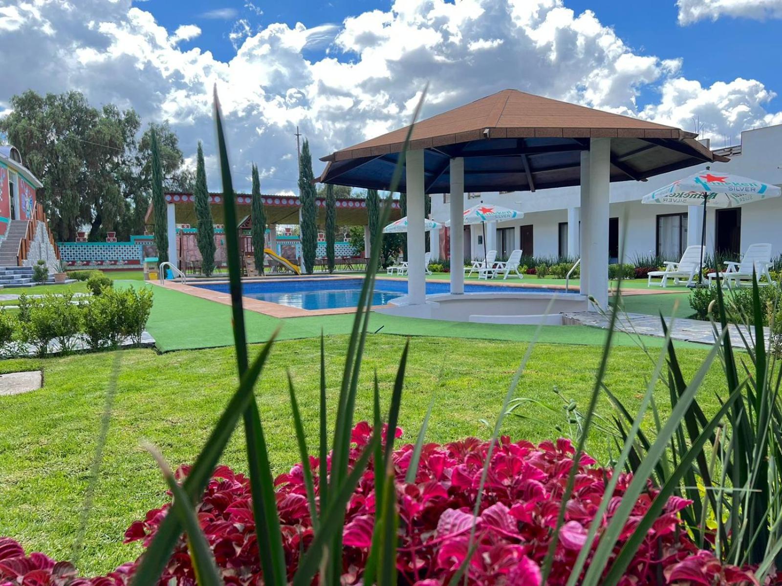 Hotel El Jaguar San Martín de las Pirámides Exterior foto