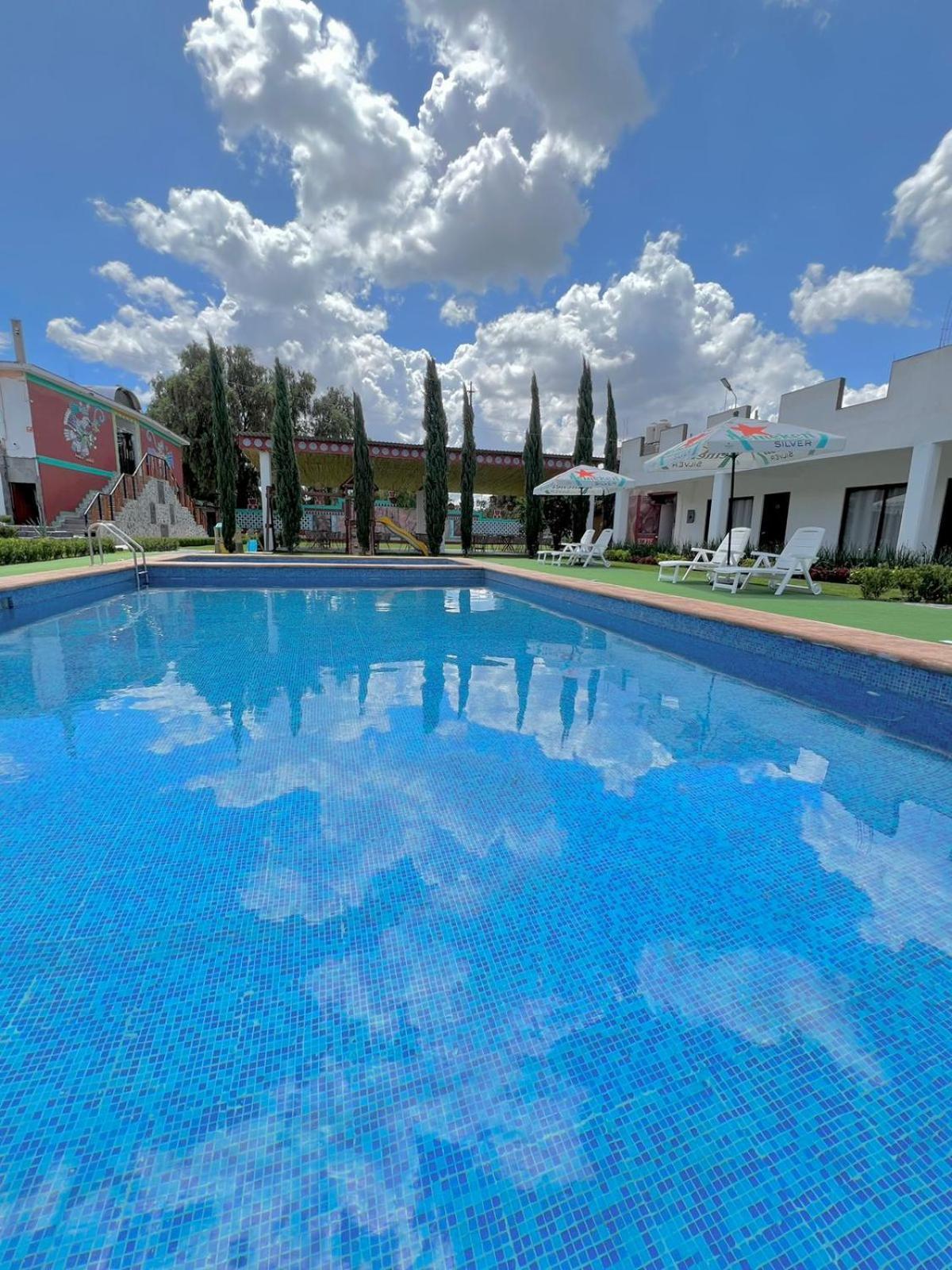 Hotel El Jaguar San Martín de las Pirámides Exterior foto