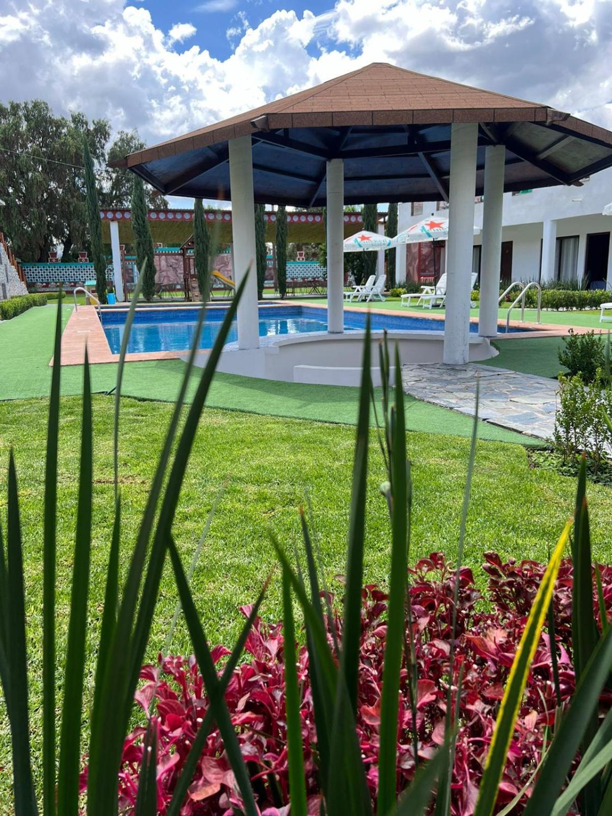 Hotel El Jaguar San Martín de las Pirámides Exterior foto
