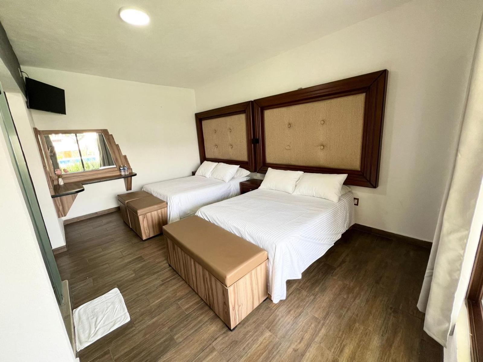 Hotel El Jaguar San Martín de las Pirámides Exterior foto