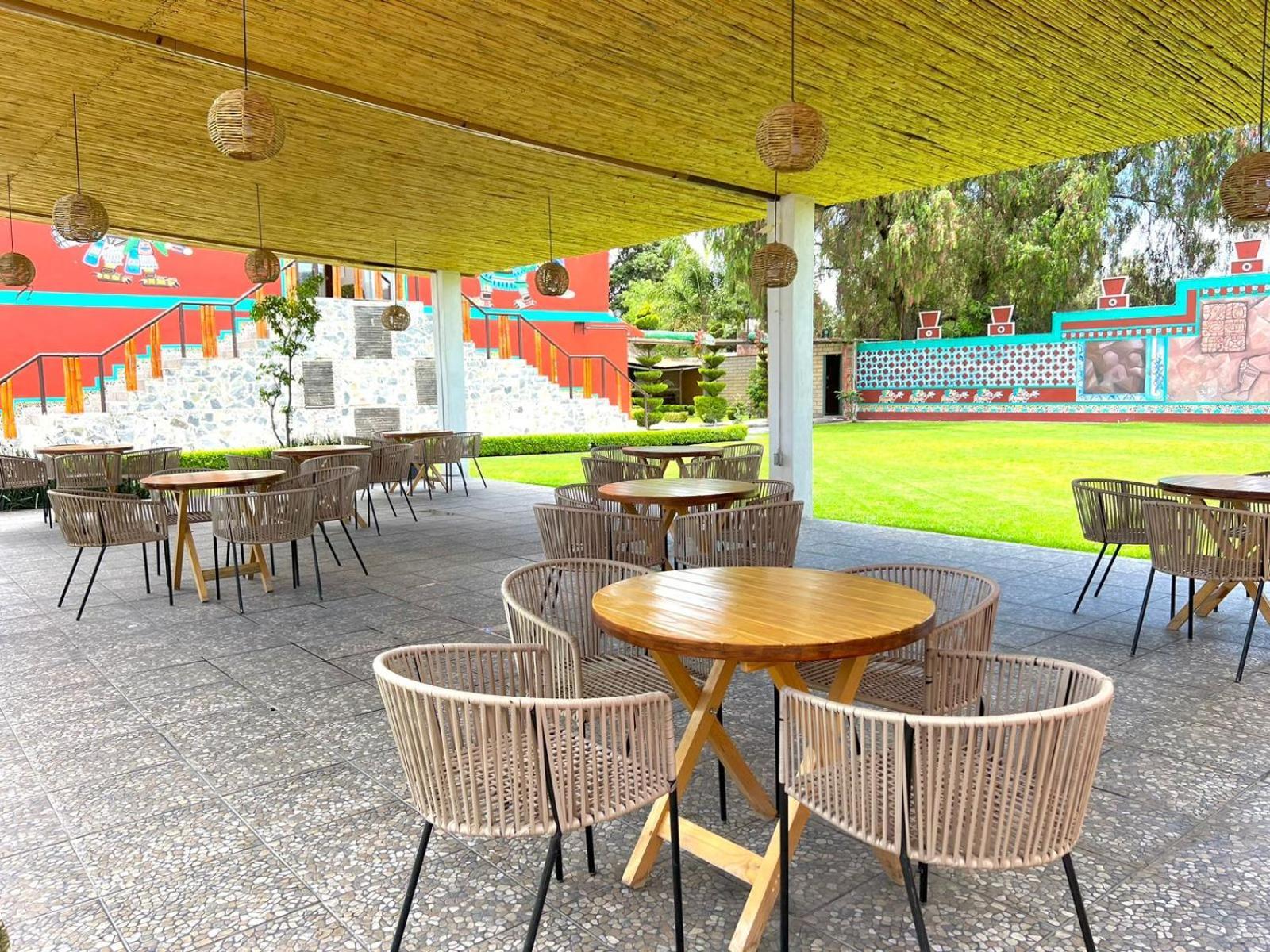 Hotel El Jaguar San Martín de las Pirámides Exterior foto