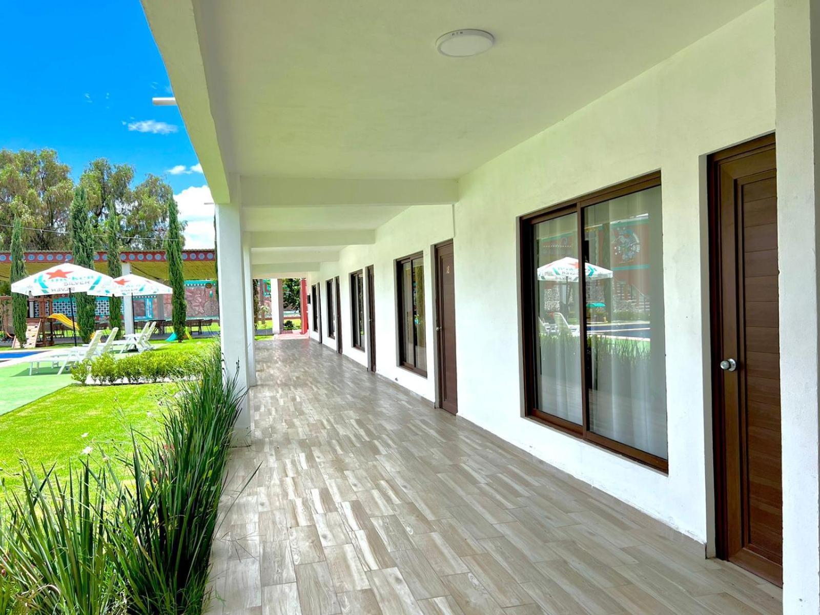Hotel El Jaguar San Martín de las Pirámides Exterior foto