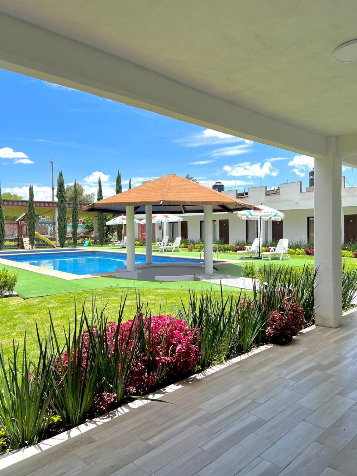 Hotel El Jaguar San Martín de las Pirámides Exterior foto