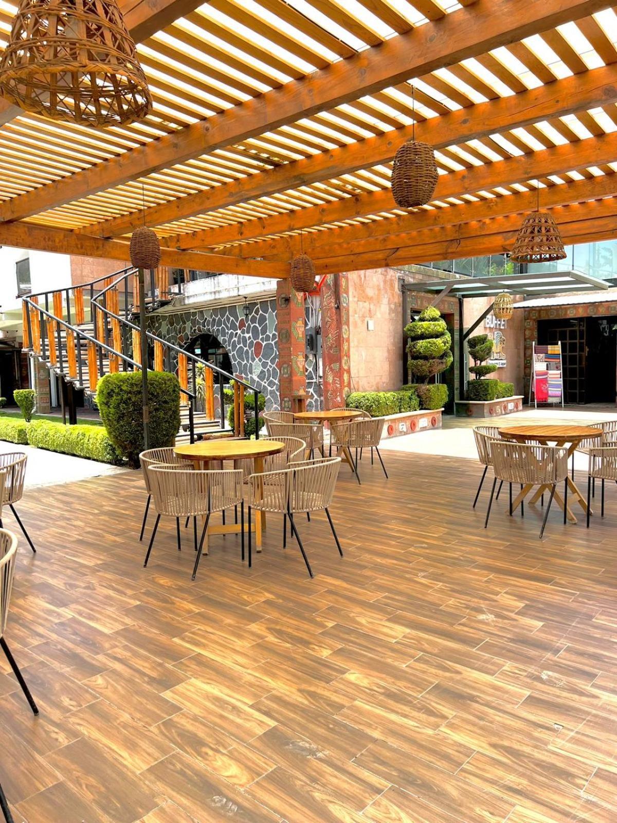 Hotel El Jaguar San Martín de las Pirámides Exterior foto